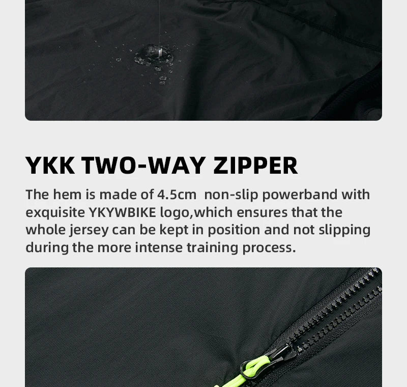 YKYWBIKE Cycling Gilet | Windproof, Breathable & Packable | Men's | RUNGEAR