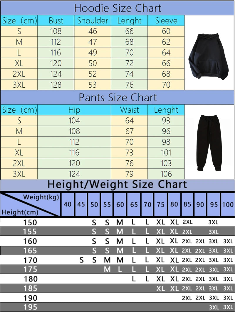 Women's Winter Apparel: Hooded Sweatshirt and Jogger Pants Casual Matching Set Outfit / Rungear