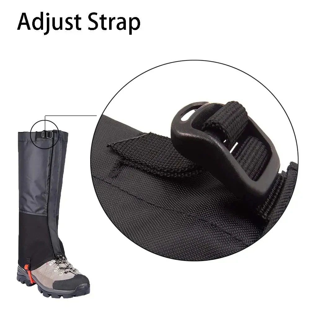 Waterproof Knee-High Leg Gaiters | Hiking, Snow & Trail Boot Covers