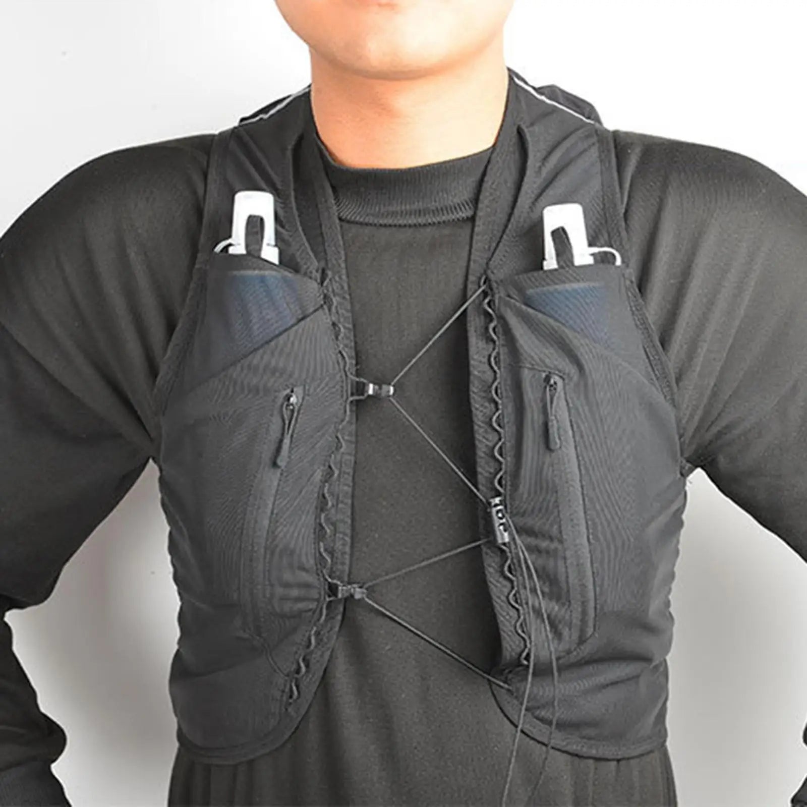 Hydration Running Gear: Lightweight Sports Water Hydration Vest 12L Capacity Sport Bag / Rungear