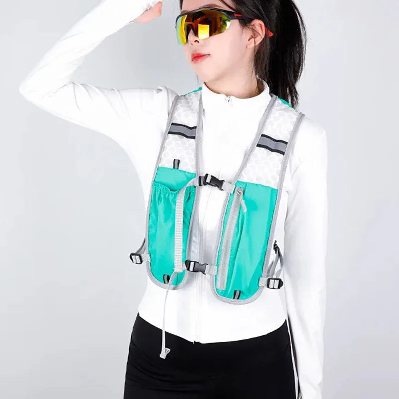 Ultralight Running Hydration Vest | Breathable Unisex Pack for 500ml Bottle — Running, Hiking & Cycling