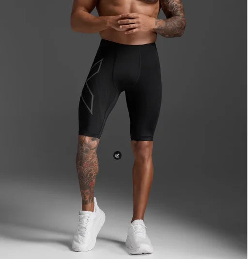 Men's Compression Base Layer Shorts | Quick-Dry Moisture-Wicking Sports Tights