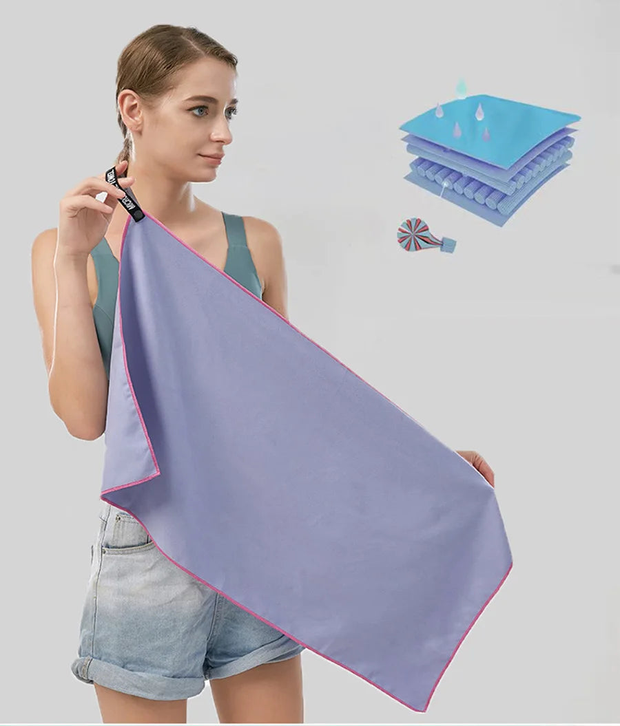 Microfibre Sports Towel | Quick-Dry, Sweat-Absorbent | 40×80cm | RUNGEAR