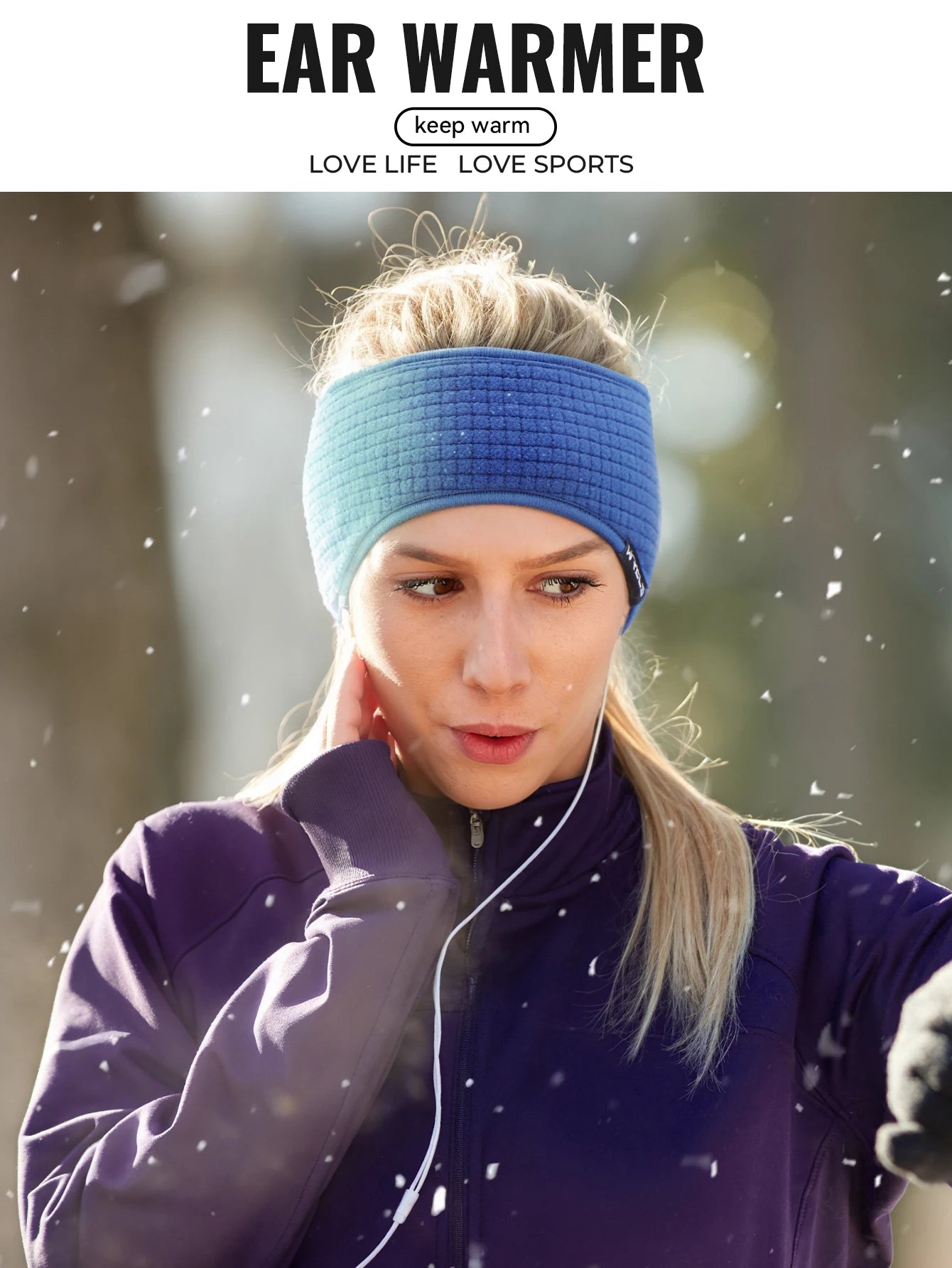 WRELS Fleece Thermal Ear Warmer Headband | Running, Cycling & Hiking
