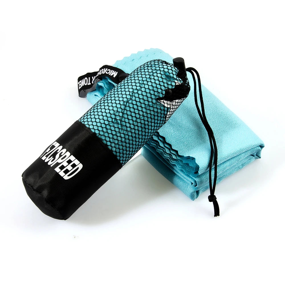 Quick Drying Accessories: Absorbent, Breathable, Portable Bath Towel for Travel, Hiking, Running Gym, All Sports / Rungear