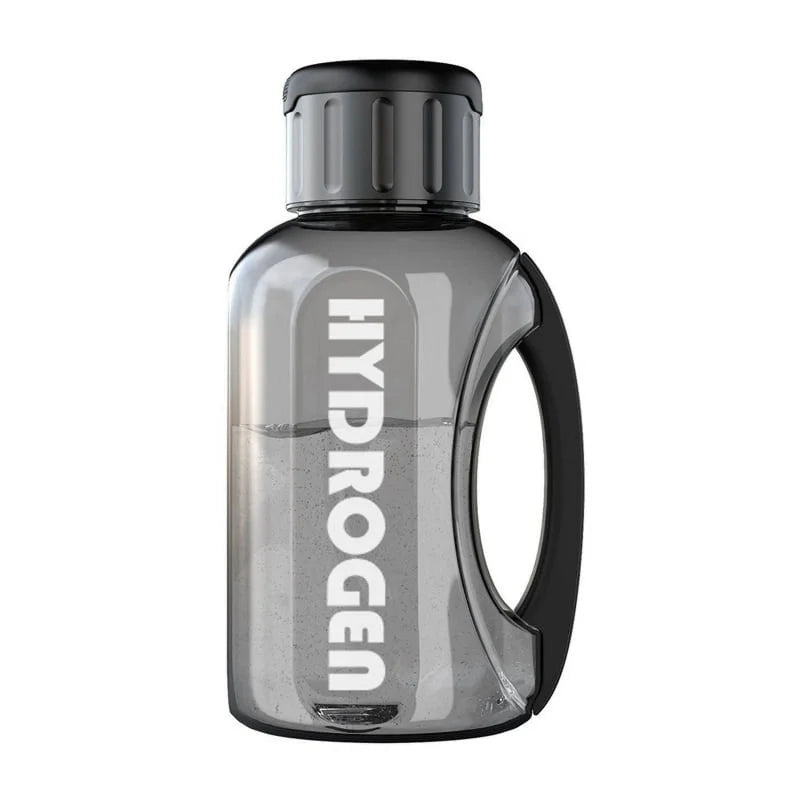 Running Hydration Accessories: 1500ml Hydrogen Water Bottle Generator Portable Water Ionizer Machine with PEM Technology Rechargeable, Rich Glass Cup / Rungear