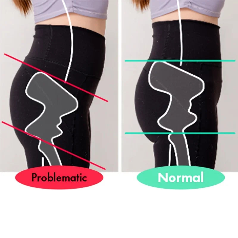 Tech Recovery Gear: Deep Tissue Psoas Muscle Massager – Ergonomic Black PU Foam Roller for Hip, Back, and Thigh Relief / Rungear