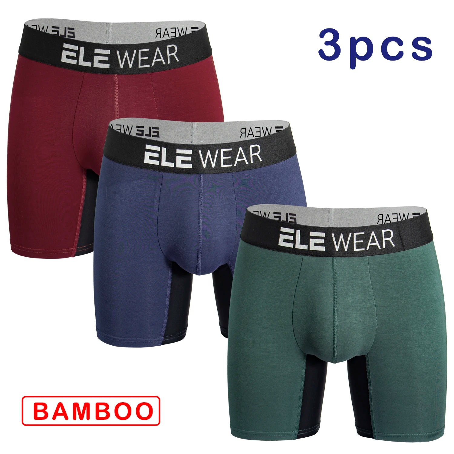 Men's Running Apparel: Bamboo Moisture-Wicking, Long Sports Underwear / Rungear