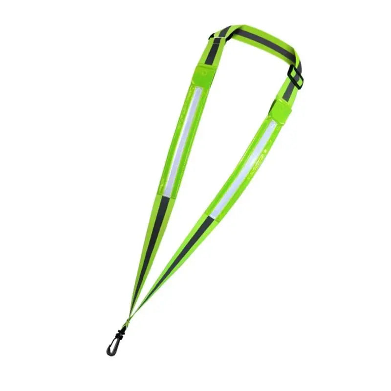LED Reflective Crossbody Safety Strap – High-Vis Running & Cycling Gear
