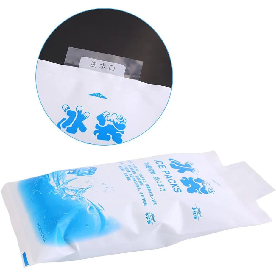 10-Pack Reusable Hot & Cold Gel Packs – Eco-Friendly Cold Compress Set for Injuries & Pain Relief