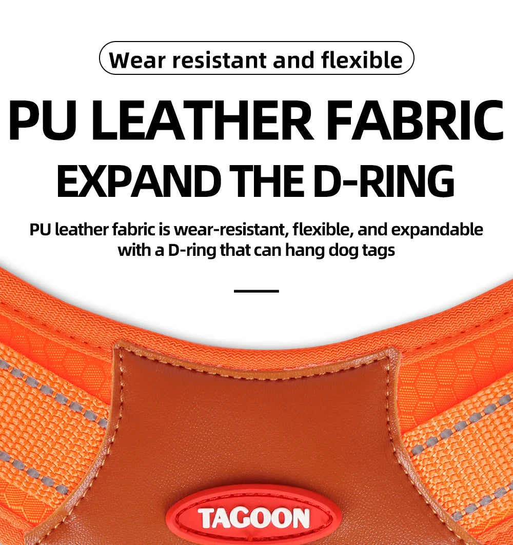 Reflective Anti-Escape Dog Harness | Nylon Halter for Small & Medium Dogs | XS–XL