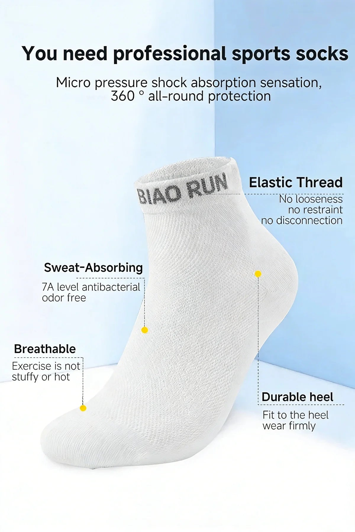 ONEMIX Running Socks – Breathable Ankle Socks for Men & Women
