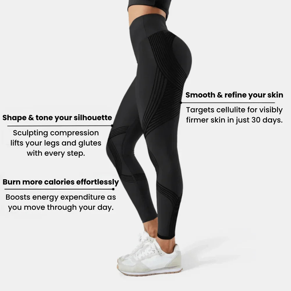 Women's Seemless Slimming High Waisted Compression Fitness Sport Legging Pants