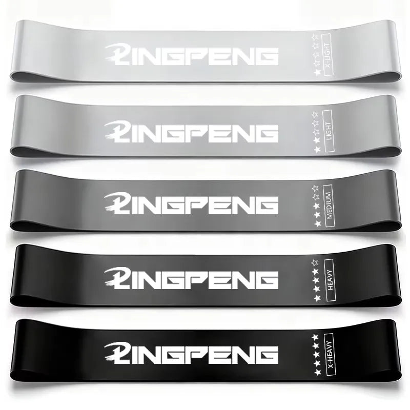 Resistance Elastic Loop Exercise Bands 5 Different Levels Suitable For Strength Training