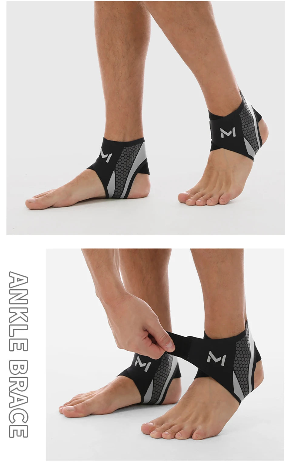 Sports Ankle Support Brace | Anti-Sprain Protection for Running & Basketball | Unisex