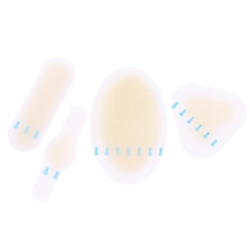Foot Recovery Gear: 24/28/36PC Invisible, Hydrocolloid Gel Cushion Blister Pads for Heel, Foot, Toe / Rungear