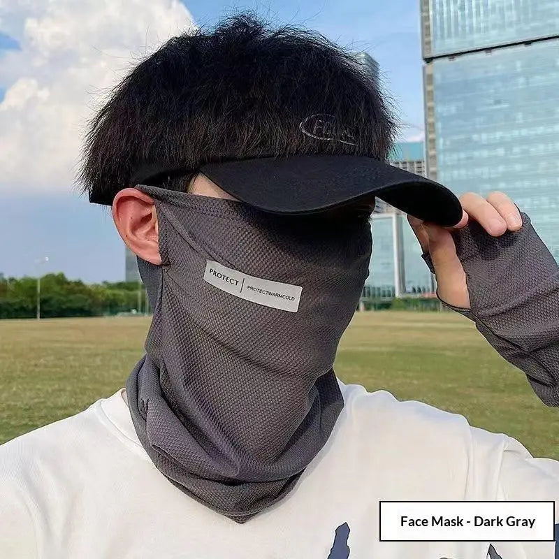 Running Gaiter Accessories: Windproof UV Protection Neck Gaiter Face Mask / Rungear