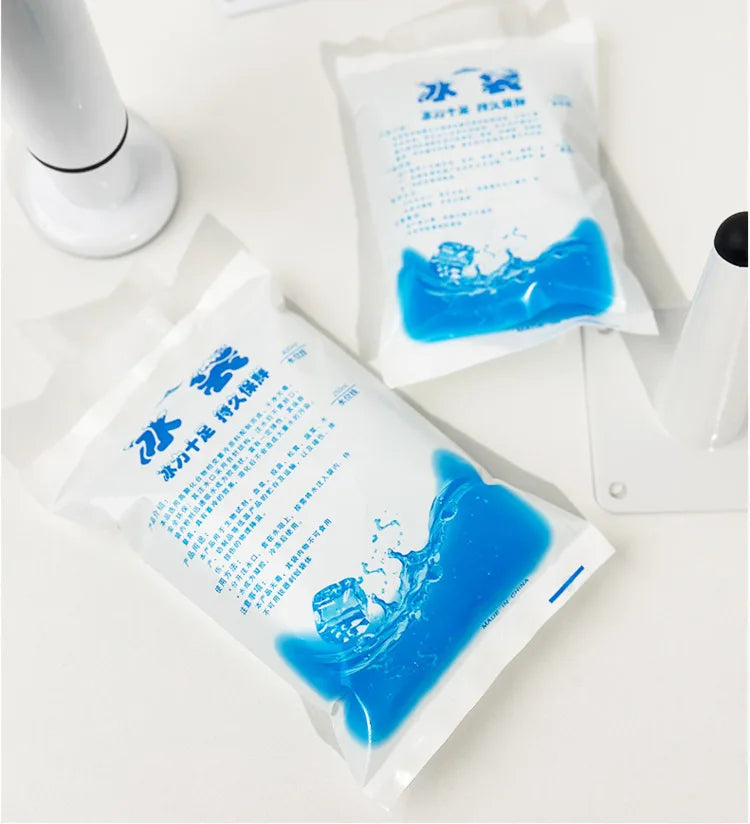 50-Pack Reusable Gel Ice Packs – Water Injection Cold Compress for First Aid, Pain Relief & Fresh Food Cooling