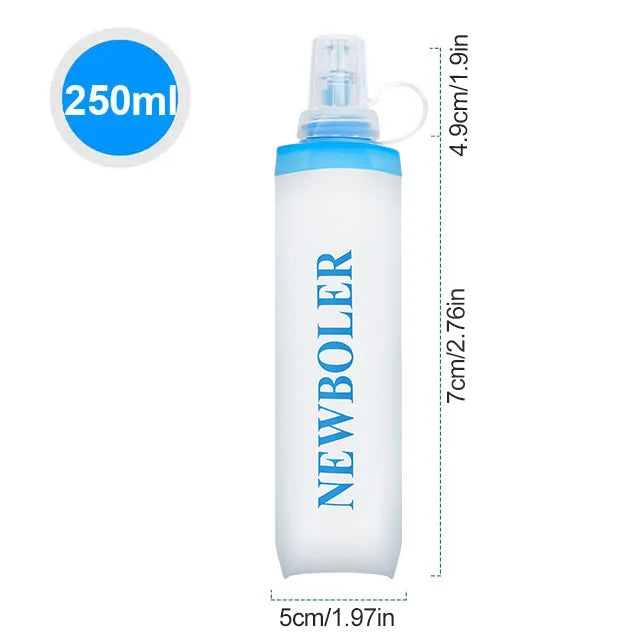 Collapsible Silicone Water Bottle — BPA Free | 150ml to 750ml | Running, Hiking & Travel