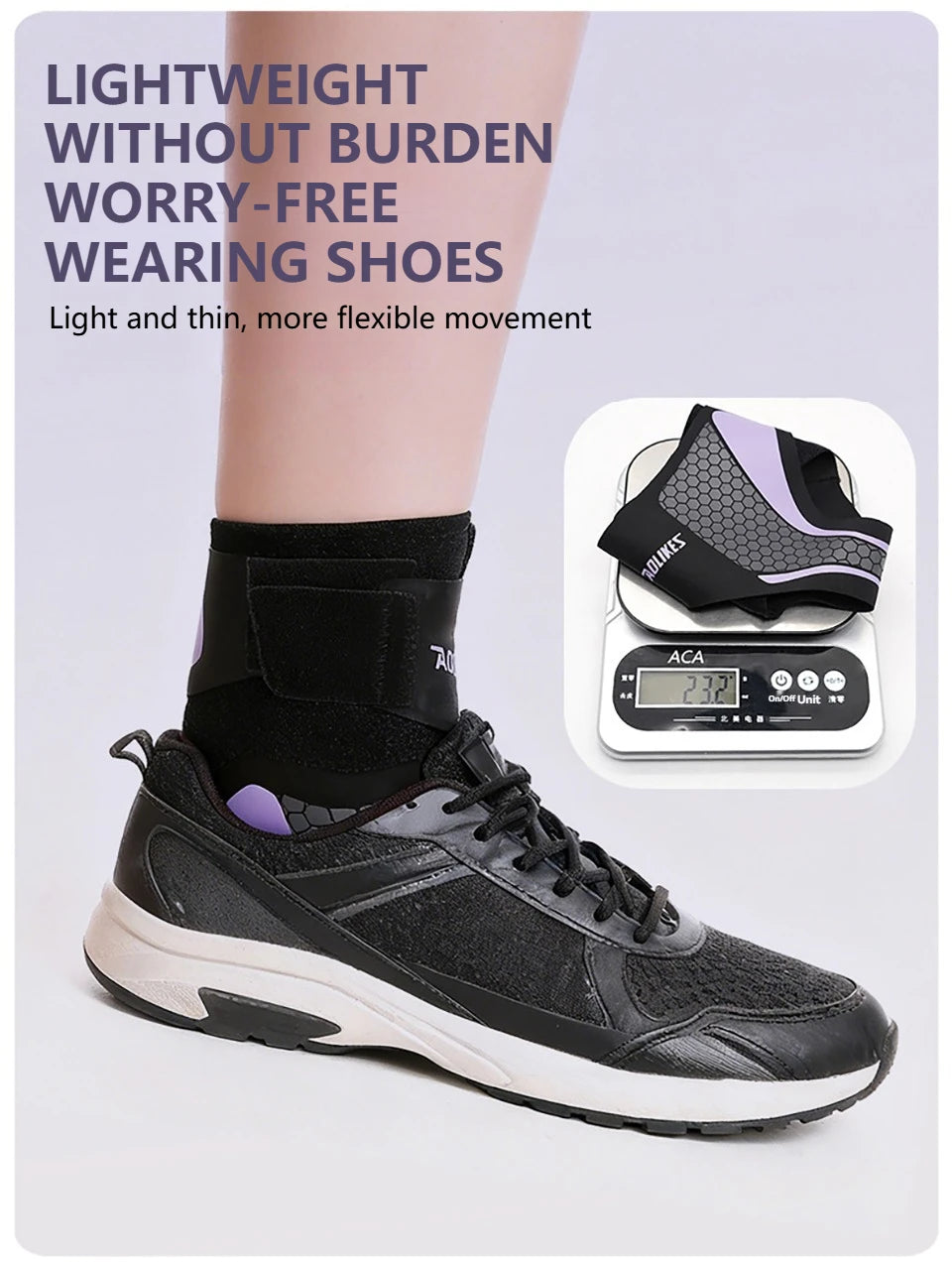 Structured Ankle Protector | Hex Grip Panel, Anti-Twist Support | RUNGEAR