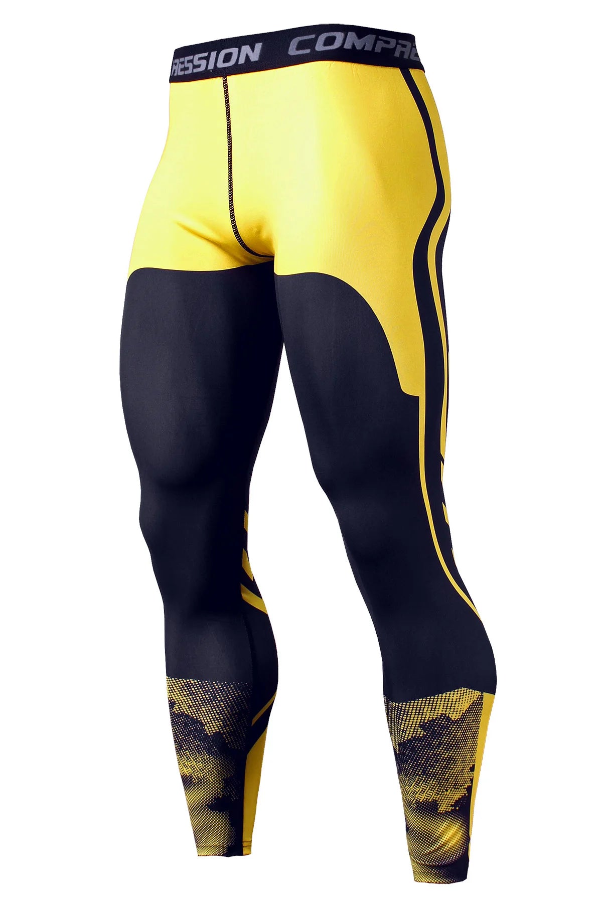 Men's Compression Apparel: Casual Compression Workout Sports Leggings Pants / Rungear