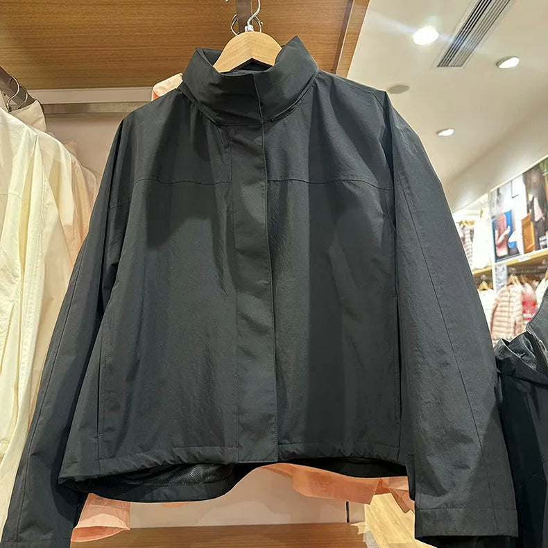 Women's Hooded Casual Jacket – Lightweight, Single-Breasted, Relaxed Fit | Summer Outwear | S–XL