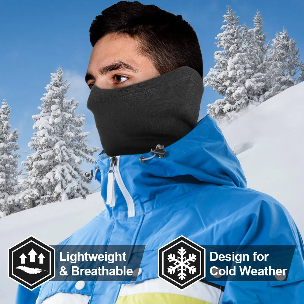 Winter Hat Gear: Unisex, Windproof, Half-Face Neck Gaiter Sports Mask for Cycling, Hiking, Running, Outdoor Sports / Rungear