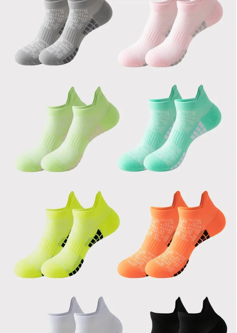 Running Apparel: Anti-Slip, Shock-Absorbing, Sweat Wicking, Low Cut Ankle Socks / Rungear