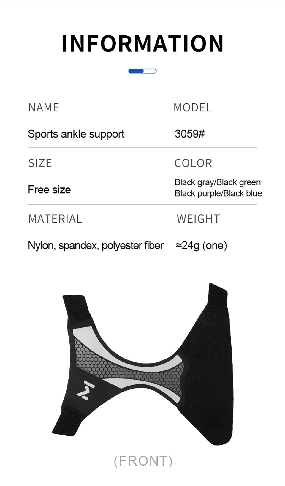 Sports Ankle Support Brace | Anti-Sprain Protection for Running & Basketball | Unisex