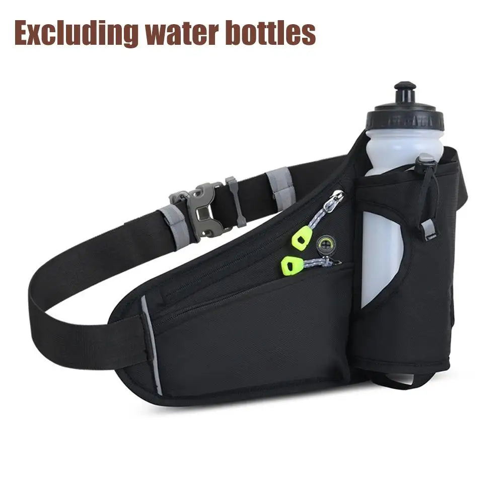 Running Hydration Waist Bag with Water Bottle Holder & Phone Pocket – Lightweight Sports Fanny Pack for Gym, Cycling & Hiking | RUNGEAR