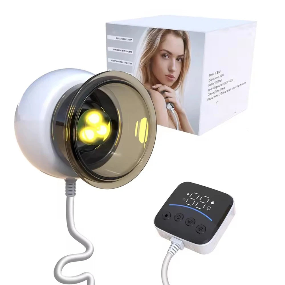 Running Tech Accessories: NEW Intelligent Vacuum Cupping Therapy - Remote Controlled Cupping Device, Smart Electric Gua Sha Cupping Machine / Rungear