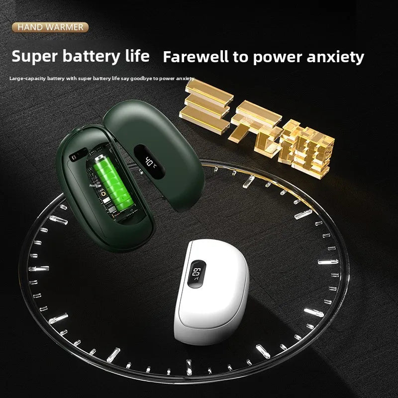Magnetic Detachable Rechargeable Hand Warmer — 2-in-1 Mini Heat Pack | Up to 6 Hours