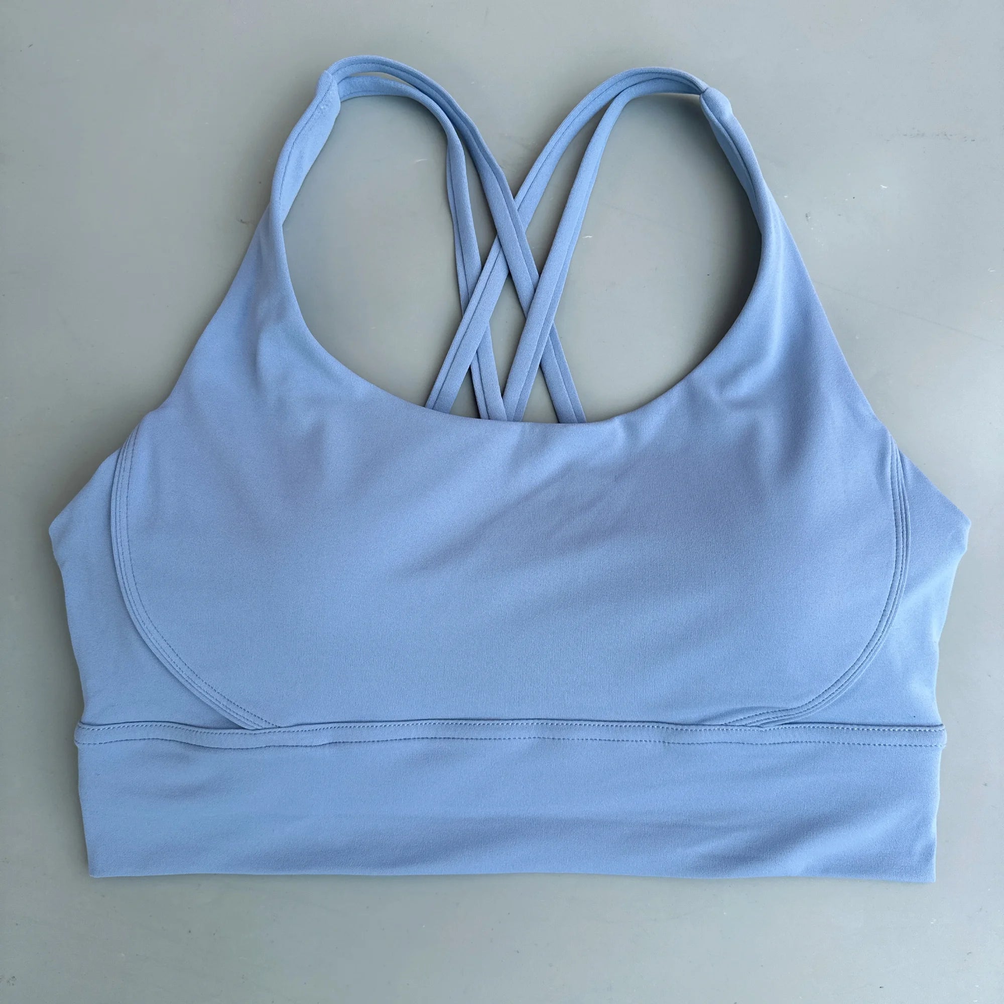 Women's Bra Apparel: Solid Color, High Strength Shockproof, Soft Cross Back, High Strength Shockproof, Fitness Sports Bra / Rungear