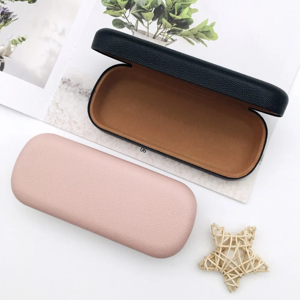 Portable Retro Hard Shell Glasses Case | Sunglasses & Eyeglass Box for Men & Women