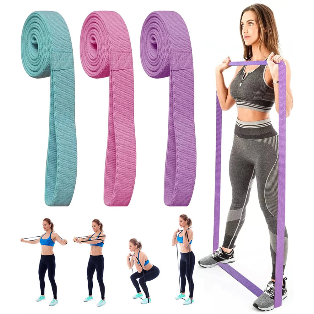Recovery Gear Accessories: Fitness, Elastic Long Resistance Booty Bands Set Pull Up Gym Equipment / Rungear
