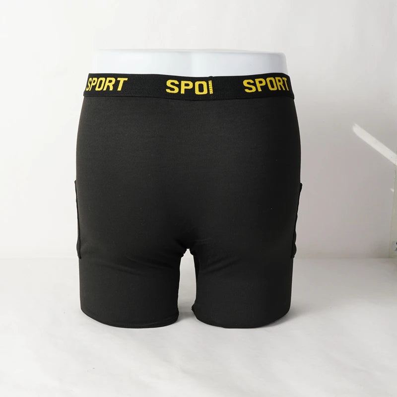 Men's Sports Boxer Shorts 3-Pack – High Elasticity, Breathable Flat-Crotch Underwear