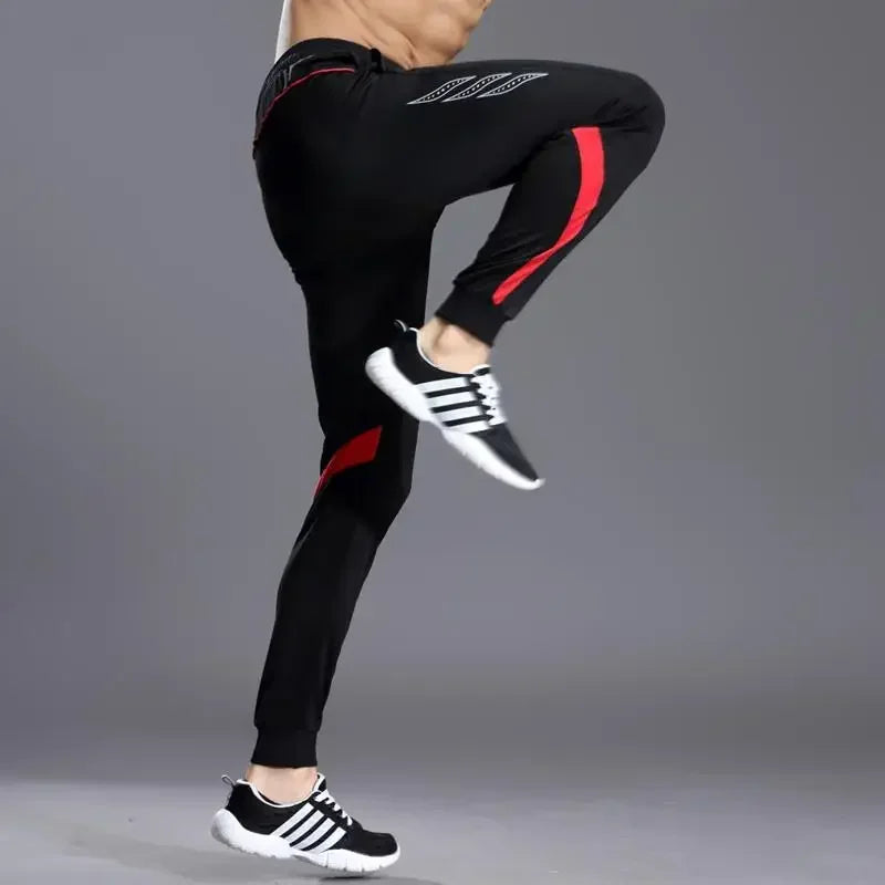 Men's Training Joggers with Zipper Pockets – Slim Fit, Elastic Waist | Running & Gym