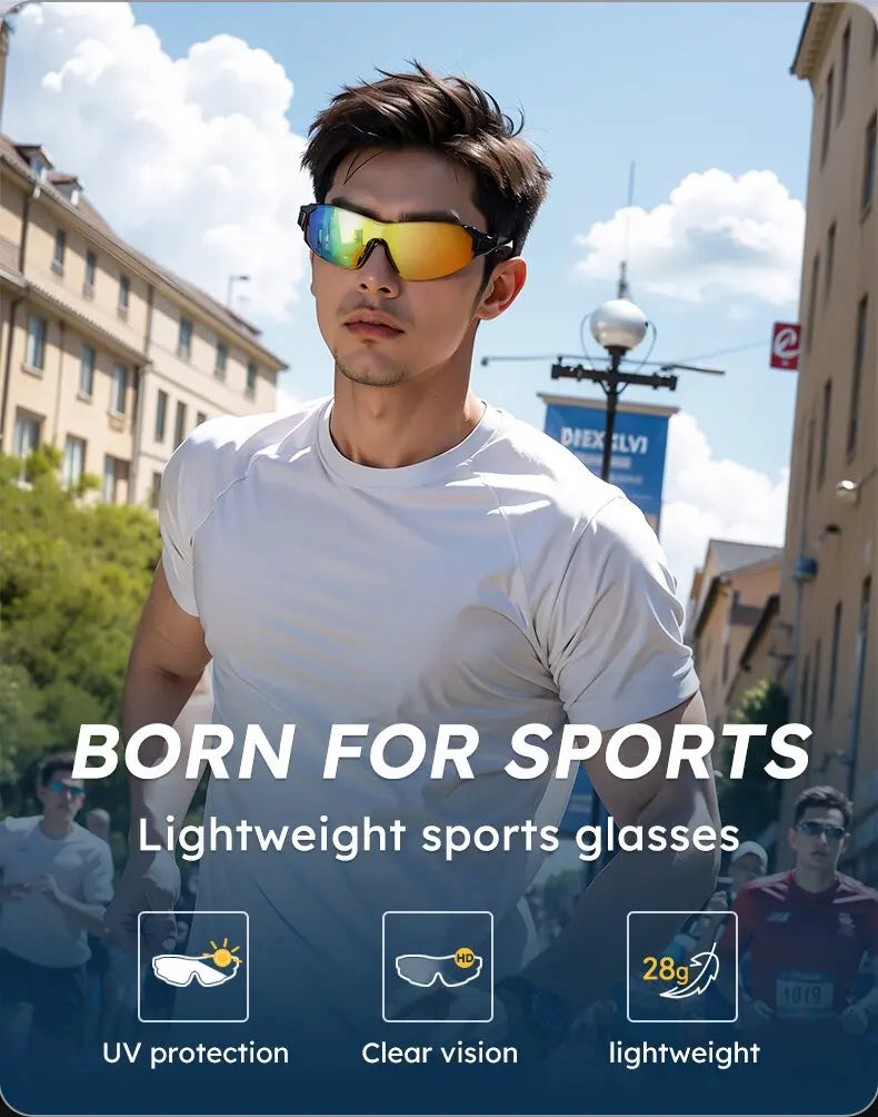 Obaolay Cycling Bicycle Eyewear For Men Women Outdoor Sport