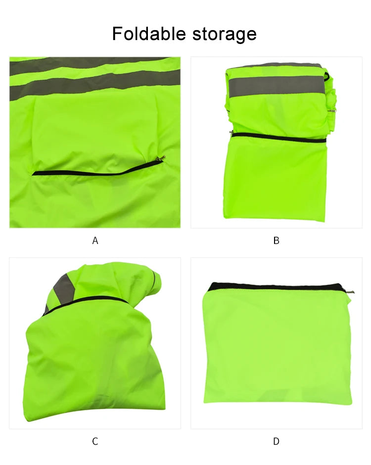WOSAWE Men's Packable Reflective Windproof Windbreaker Jacket