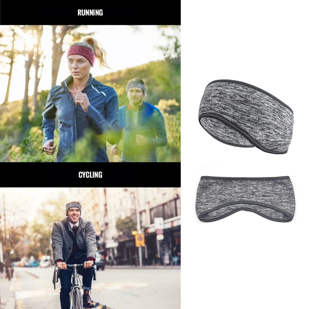 WRELS Windproof Fleece Ear Warmer Headband | Running, Cycling & Yoga | 5 Colours