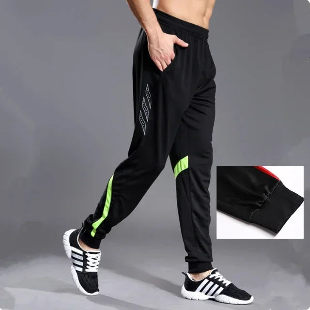 Men's Training Joggers with Zipper Pockets – Slim Fit, Elastic Waist | Running & Gym