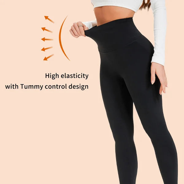 Women's Compression Apparel: Seamless High Rise, Slim-Fit, Lifting Workout Leggings / Rungear