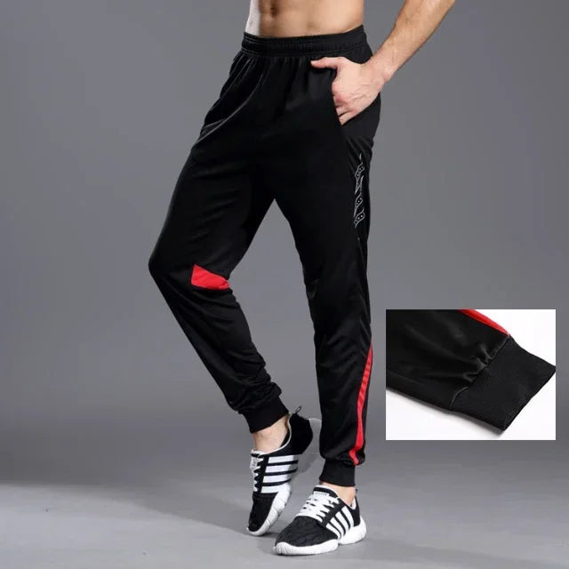 Men's Training Joggers with Zipper Pockets – Slim Fit, Elastic Waist | Running & Gym
