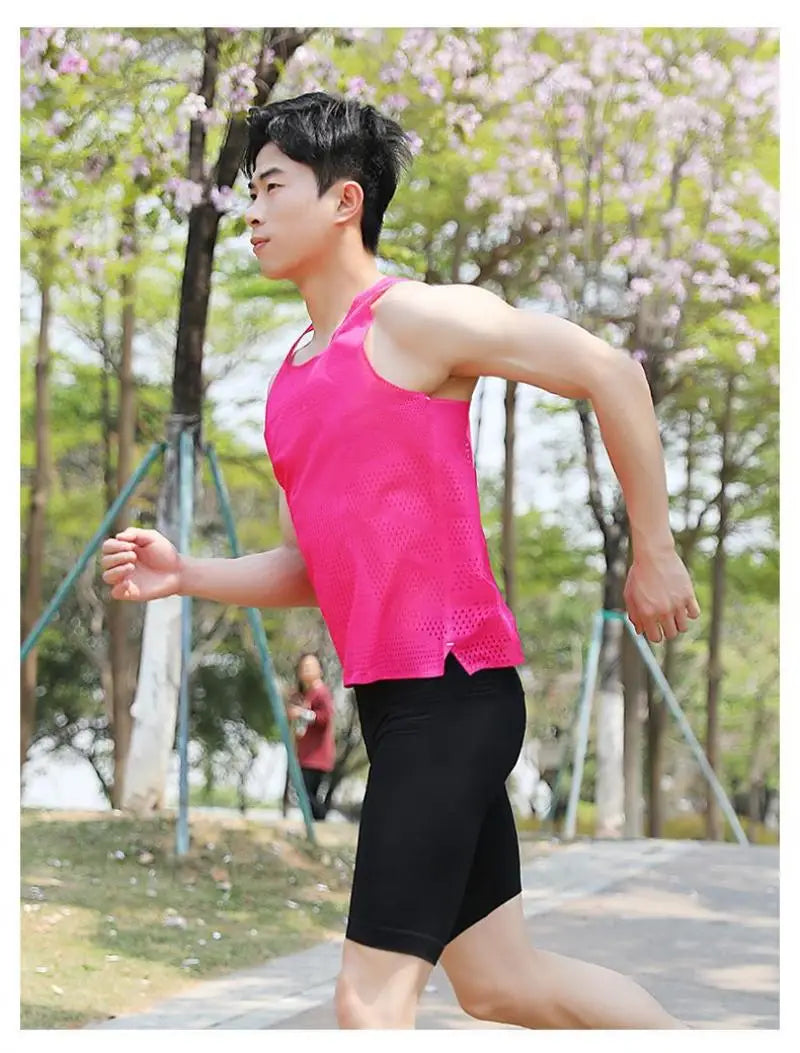 Ultra Light Moisture Wicking Performance Marathon Racing Sports Fitness Tops For Men And Women