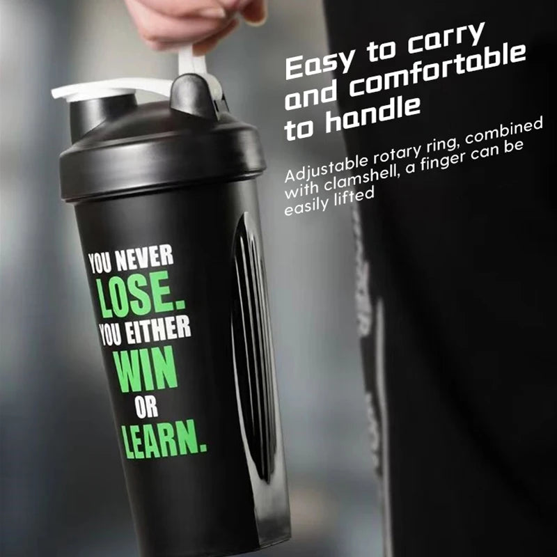 600ml Tritan Protein Shaker Bottle – Durable Graduated Sports Shake Cup for Gym, Running, Hiking & Everyday Fitness | RUNGEAR