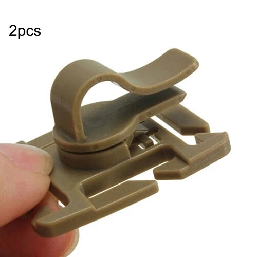 Hydration Pack Drink Tube Clips – 6-Pack Hose Holder for Running & Hiking Backpacks