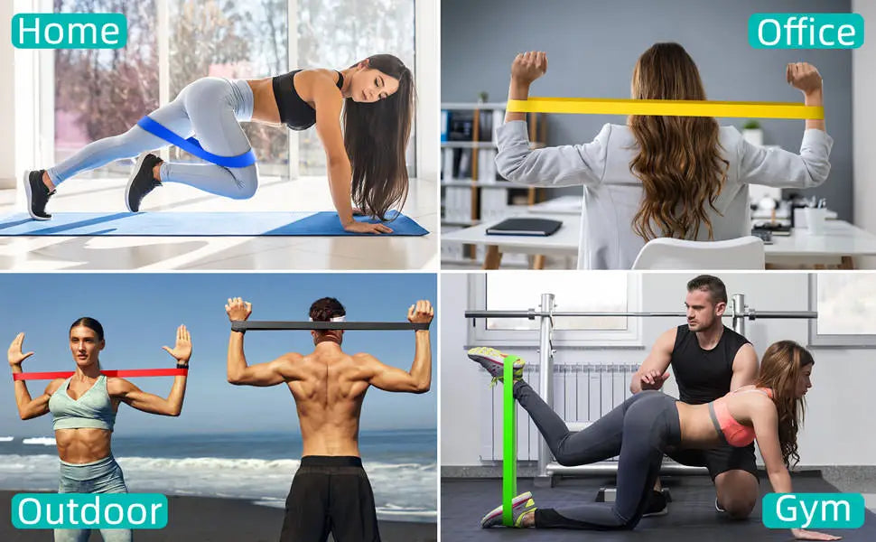 Running Recovery Gear: Exercise Workout Resistance Stretch Bands For Strength Training / Rungear