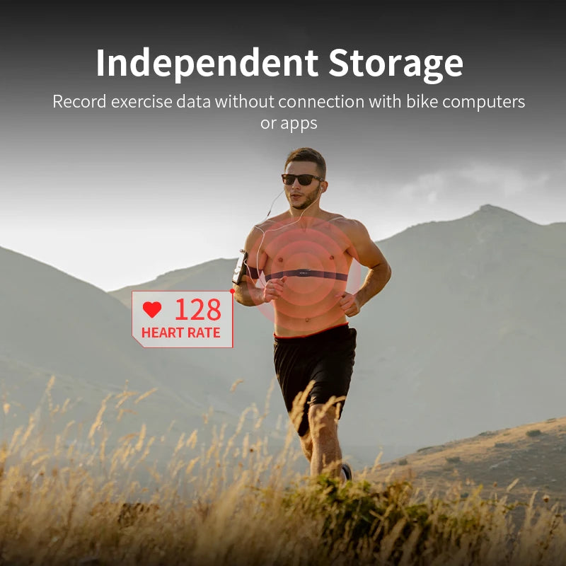 XOSS X2 Pro Heart Rate Sensor – Bluetooth & ANT+ Chest Strap HRM for Cycling & Fitness Tracking