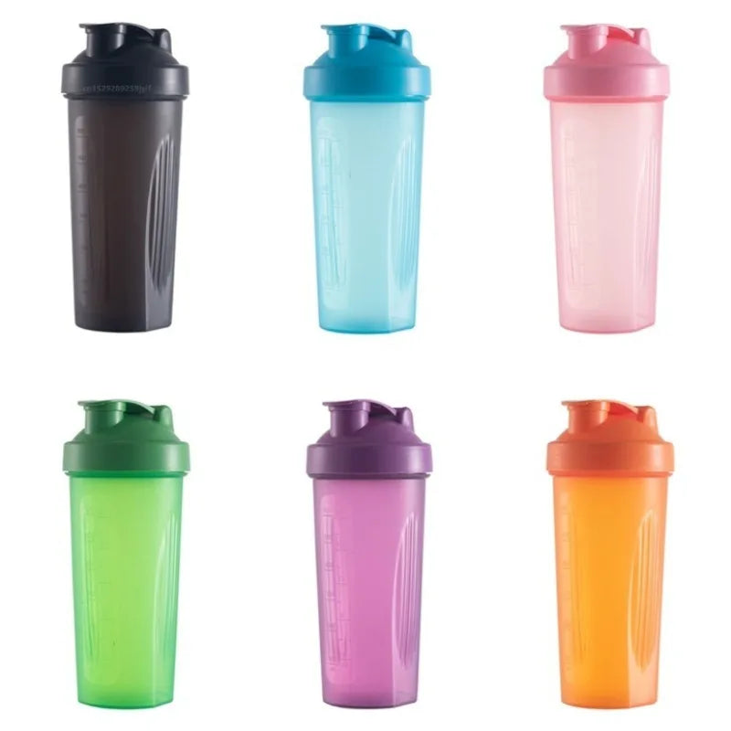 600ml Sports Protein Shaker Bottle – Lightweight Portable 20oz Plastic Shake Cup for Gym, Running & Fitness | RUNGEAR