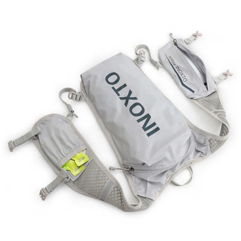 INOXTO 5L Breathable Hydration Vest – Lightweight Running & Cycling Backpack for Marathon & Hiking